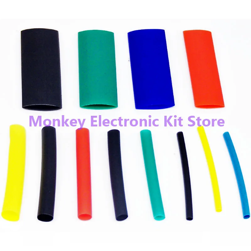 530 шт. термоусадочные трубки изоляционные гибкие Термоусадочные Защитные для