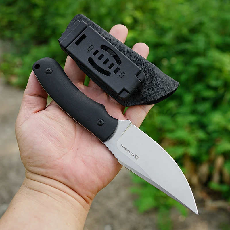 Фото VNLA DC53 Нож со стальным лезвием G10 Ручка Острое фиксированное лезвие Тактика для кемпинга Открытый выживания Резка Охота EDC Кухонный нож для фруктов №5
