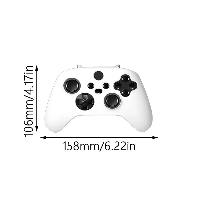 Силиконовый чехол для контроллера 573A игровой ручки XSX/S эргономичный корпус с
