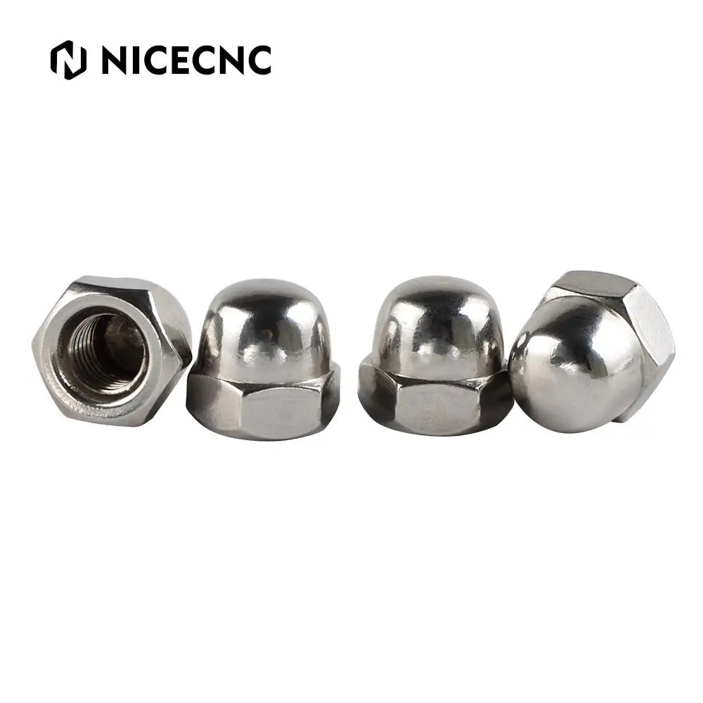 

4 шт., колпачки для купольных колпачков, M6x1, M10x1.25, для Honda, Suzuki, Kawasaki, Yamaha DT100, 125, 175, 250, 360, FJ1100