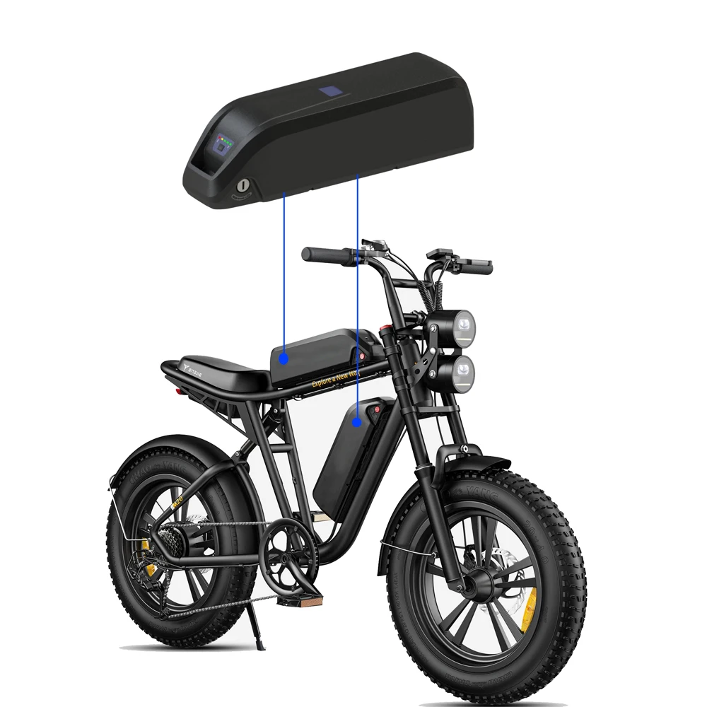 Фото Съемная аккумуляторная батарея для электровелосипеда Duotts C29 750W 29 дюймов, 48В, 15Ач, 13Ач, 14.5Ач, 16Ач, 17.5Ач №1