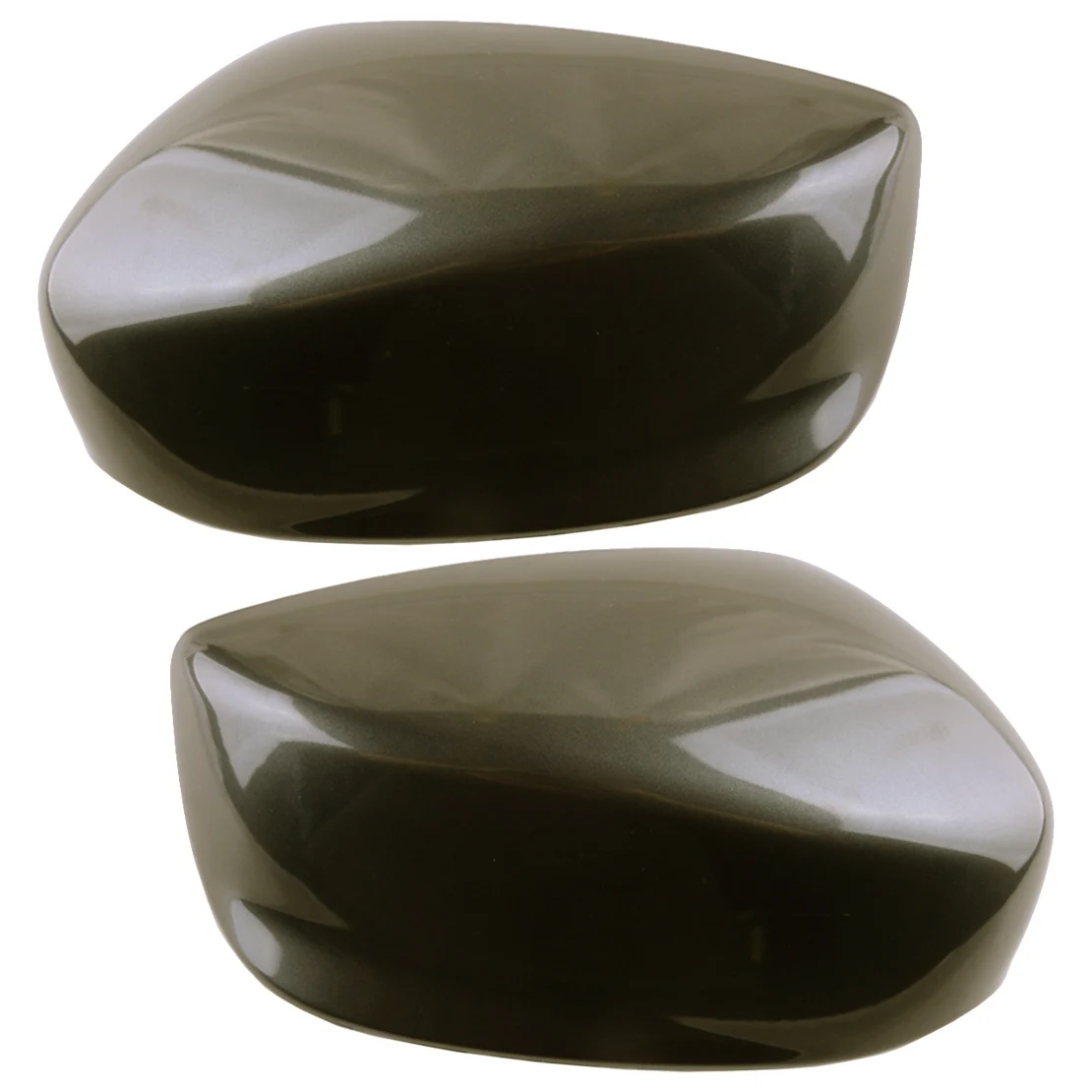 

1 Pair Car Left Right Side Door Rearview Mirror Shell Cover Cap Dark Brown Plastic Fit for Honda Accord 2008 2009 2010 2011 2012
