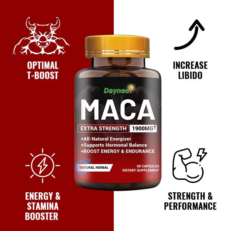

Powerful Maca Tablets for Men Natural Maca Extract Enhances Strength,Stamina,Energy&Confidence,Capsules for Male Erection