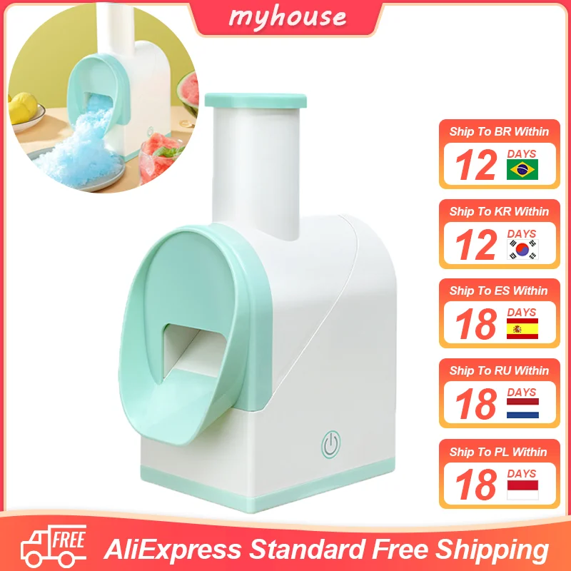 Price Trituradora de hielo eléctrica, máquina de afeitar de cono de nieve de potencia más fuerte, fabricante de hielo imprescindible para el verano, accesorios de cocina para el hogar