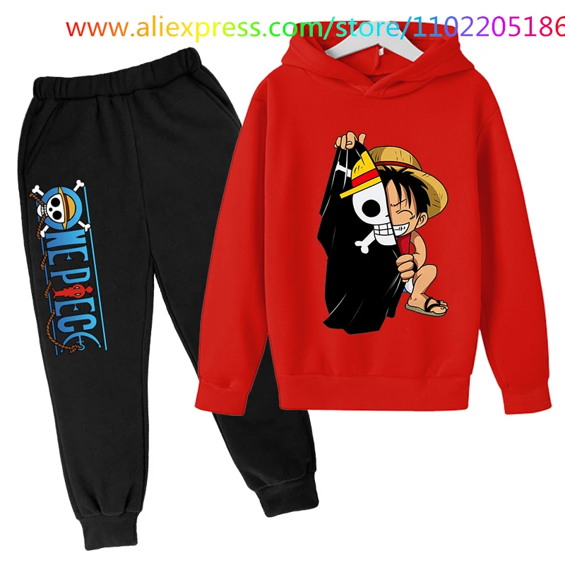 Новинка аниме цельный Луффи унисекс хип-хоп худи Детские свитшоты манга одежда
