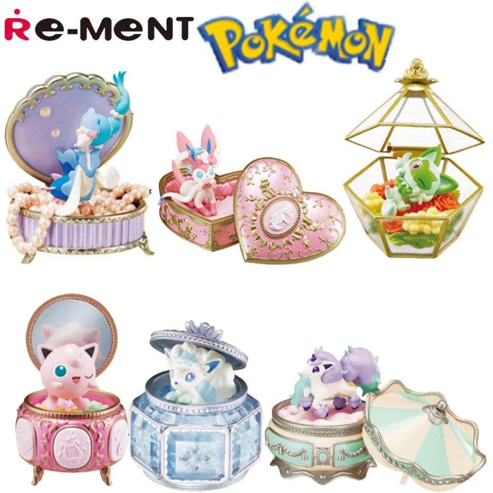 Предпродажа Origina Re-Ment романтическая коллекция Pokemon полный набор 6 разные типы