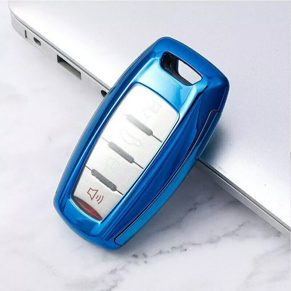 

X Car Remote Key Fob Case Protector Cover Holder Bag For Great Wall Poer Pao GWM Ute 2019-2021 PC+TPU Interior Accessories