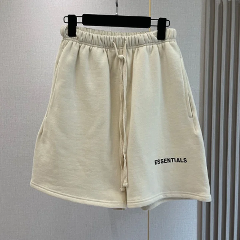 

Summer New Men's Essentials Shorts Luxury Brand Letter Print Streetwear Hip Hop 100% Breathable Sports Shorts Free Shipping