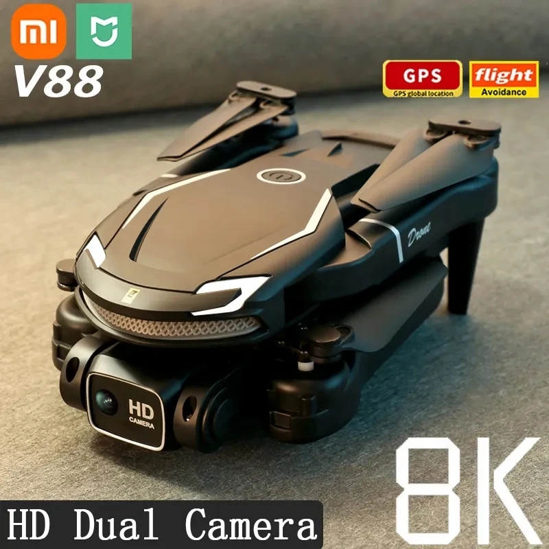 Xiaomi MiJia V88 Drone 8K 5G GPS Professional HD Aerial Photography Remote Control Aircraft HD Dual Camera Quadcopter Toy UAV