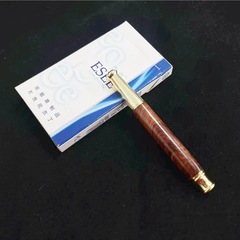 

Wooden New Handmade Cigarette Holder high-quality Microfilter Smoking filter Cleanable Multifunction Hookah mouthpieces Men Gift