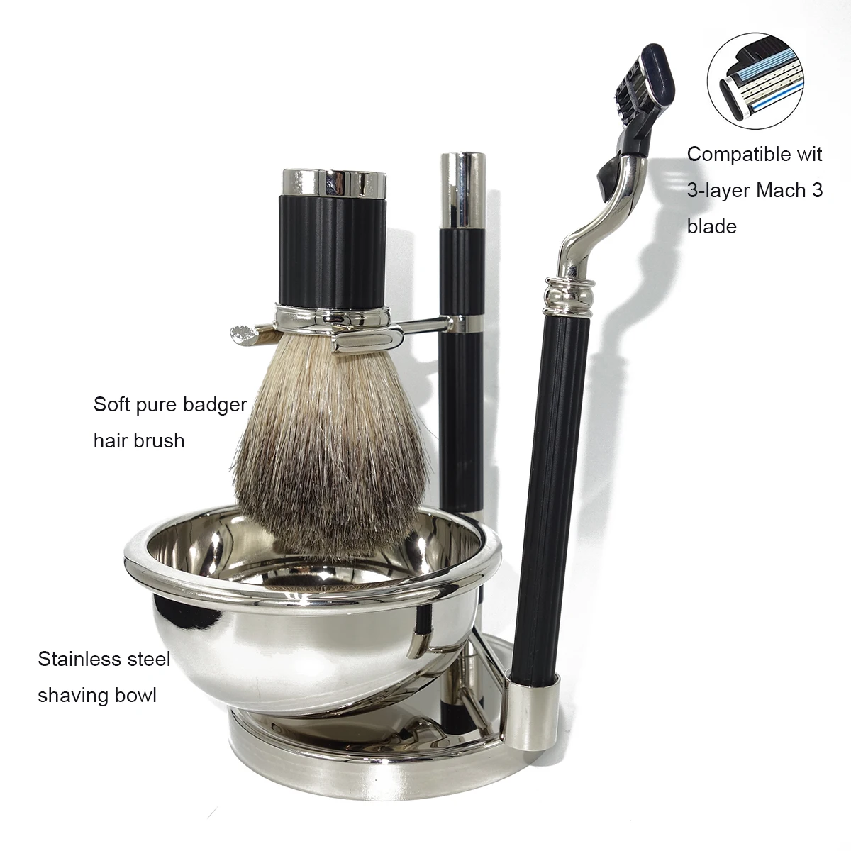 Классическая мужская бритва для бороды iRAZOR ручная Безопасная удаления волос из