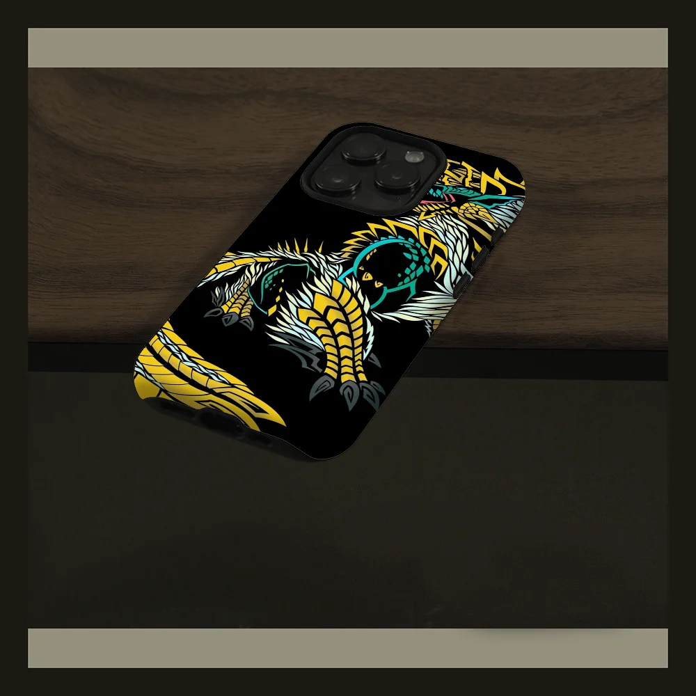 Monster Hunter — чехол для телефона Zinogre пленочный iPhone 16 15 14 13 12 11 Pro Max Plus