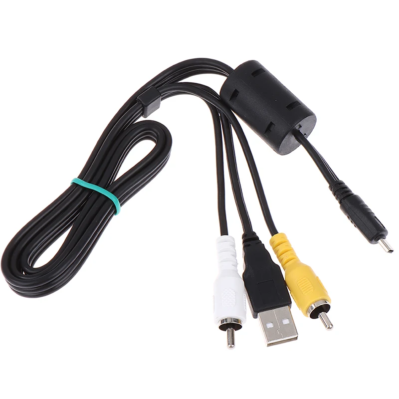 

Mini 8Pin USB + AV UC-E6 кабель для зарядки и передачи данных для Nikon SLR Camera AV RCA