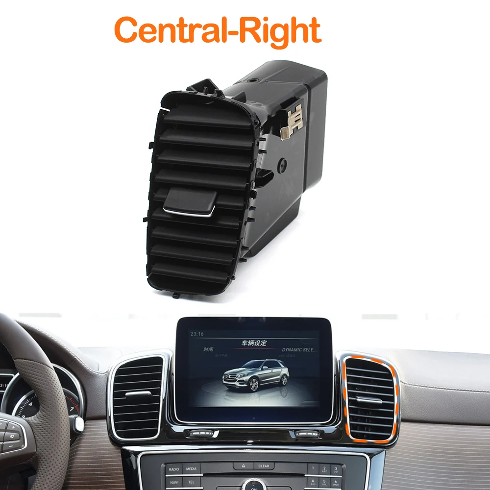 

Решетка вентиляционного отверстия для центрального кондиционера приборной панели, полная сборка для Mercedes Benz GLE GLS Class W166 W292 2015-2019 A166830600