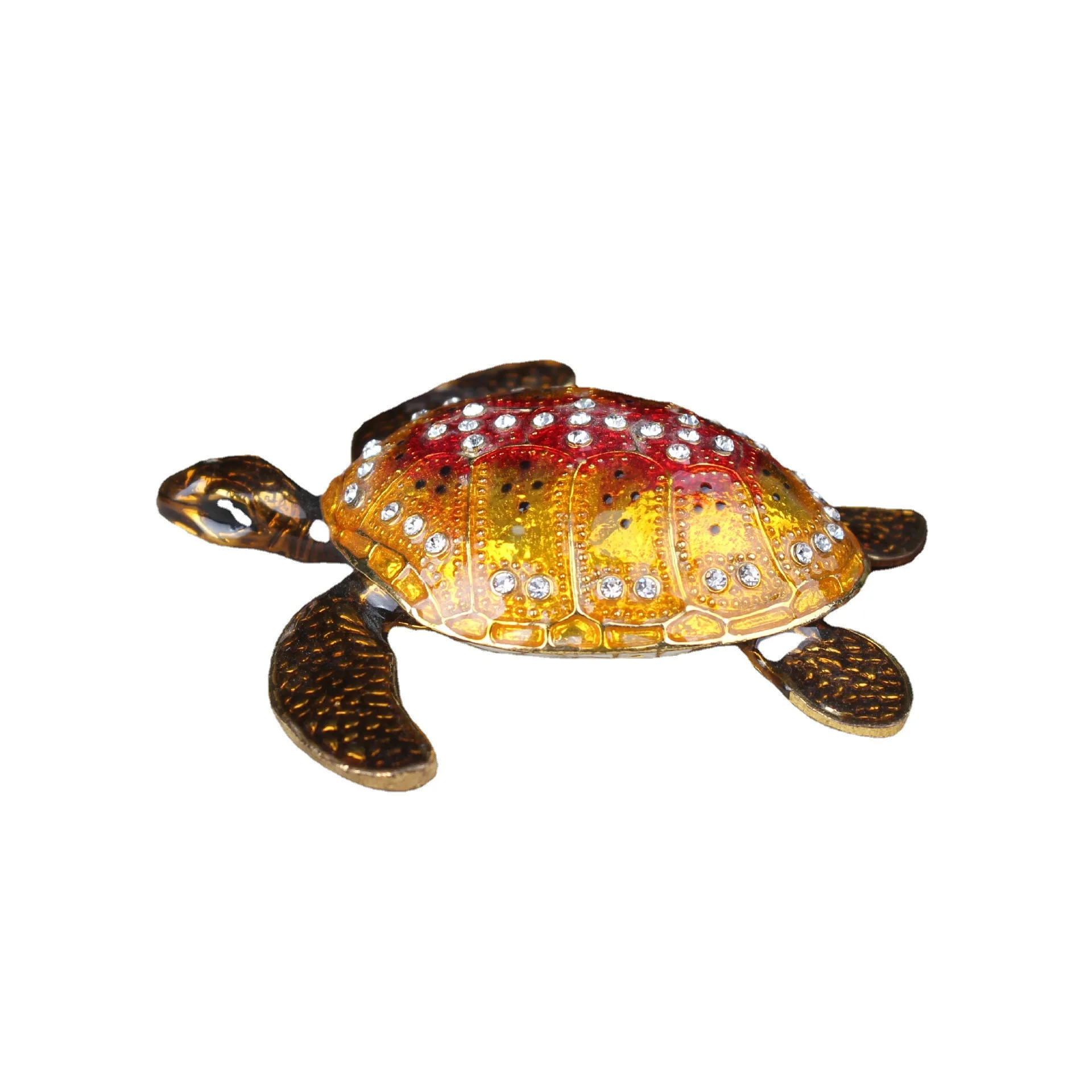 Эмалевые цветные живописные изделия Маленькие украшения из домашней черепахи