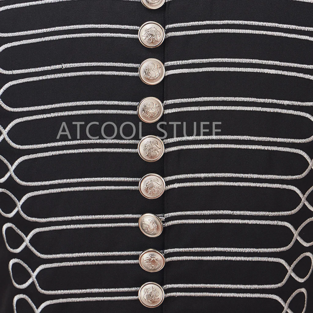 Мужской костюм для косплея куртка рок-группы в стиле панк военный парадный жилет