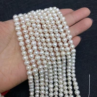 a grade natural freshwater pearl round beads 2 10mm charm fashion making diy necklace earrings bracelet jewelry accessories