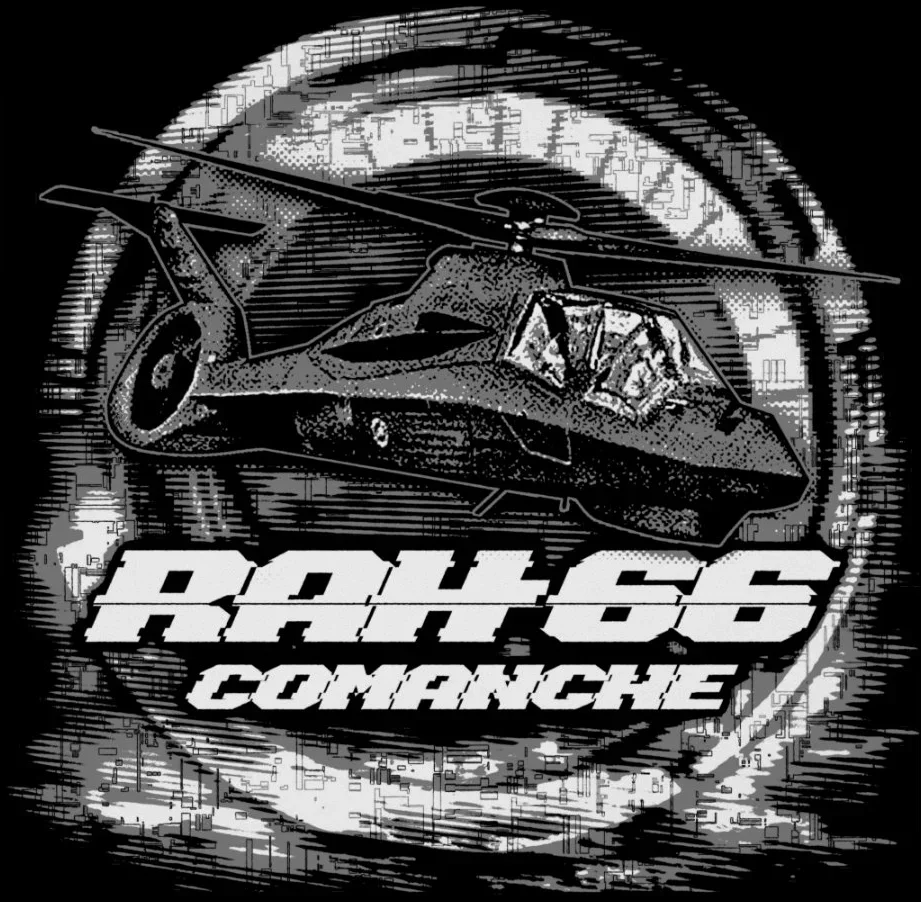 Фото Футболка US Army RAH-66 Comanche Reconnaissance/Attack Helicopter, 100% хлопок, с круглым вырезом и коротким рукавом, летняя повседневная мужская футболка №1