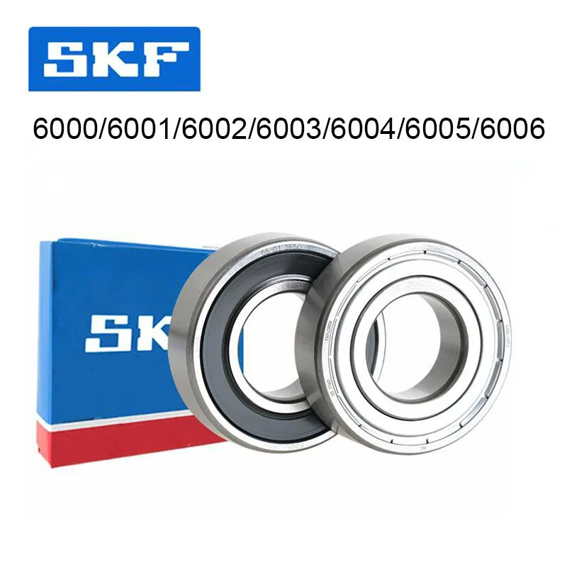 

SKF Bearing Sweden Origin 2/5pcs 6000 6001 6002 6003 6004 6005 6006 2Z/2RS1/C3 SKF High-Speed Imported Deep Groove Ball Bearings