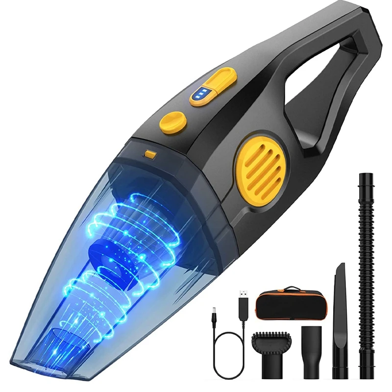 

SANQ Portable Handheld Vacuum Cleaner With 8Kpa Suction Power Rechargeable Dust Collector Wet And Dry For Computer Keyboard