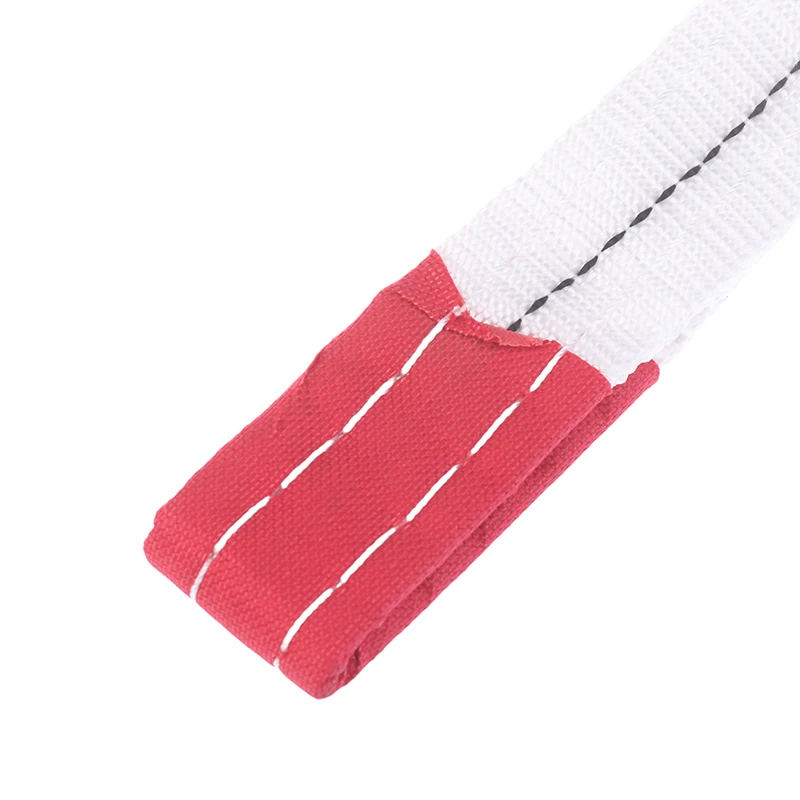 Практичный промышленный подъемный ремень износостойкий белый Плоский для