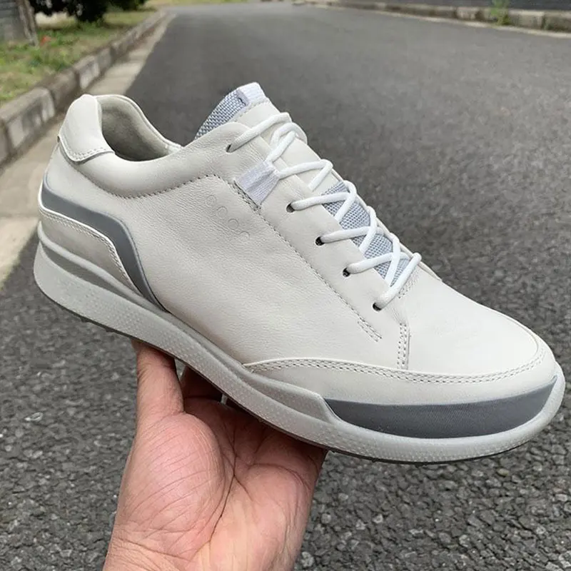 

Luxury Brand Men Sport Casual Shoes Genuine Leather Fashion Men Shoes Lace Up Young Casual Shoe Non-Slip Male Casual Sneakers