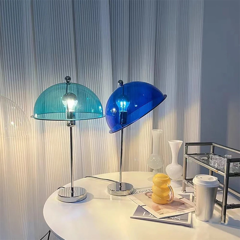 

Nordic mushroom floor lamps Minimalist Vintage colour light Living Room Bedroom Home Decor Bedside Reading studio light