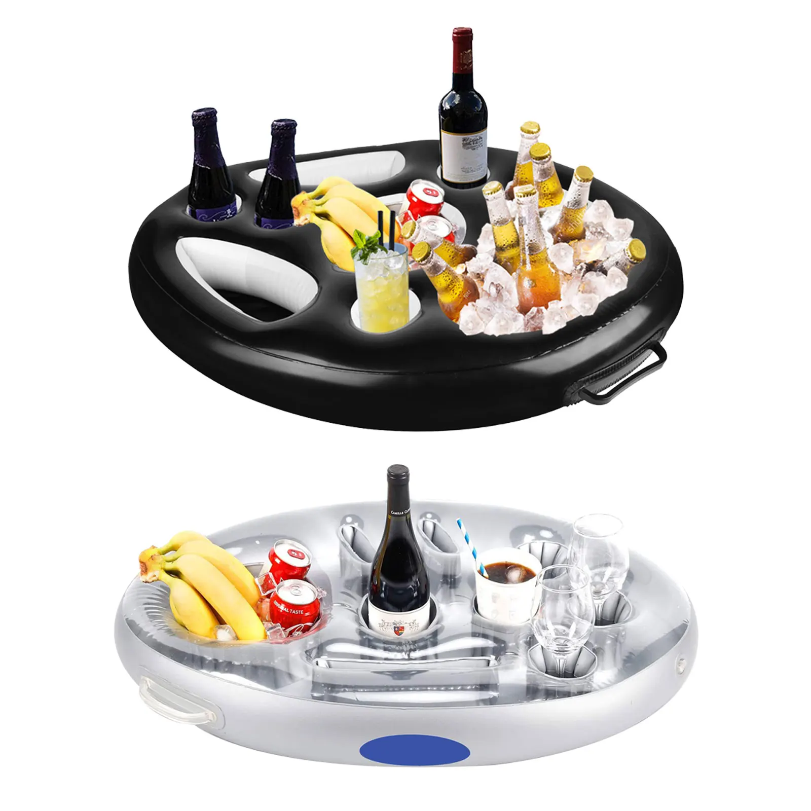 

Летний надувной Настольный охладитель для пива, поднос для воды и напитков, праздничный держатель для чашки, бассейна, вечеринки