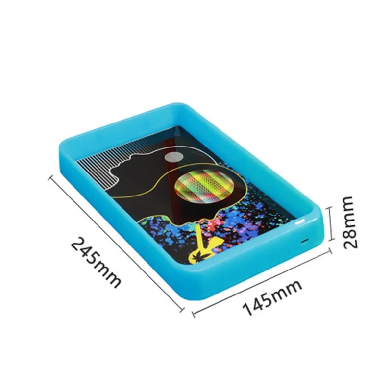

Led Rolling Tray Usb Rechargeable Square Glow Tobacco Trays Can Freely Switch Patterns Support Customize Gift for Men Home Tray
