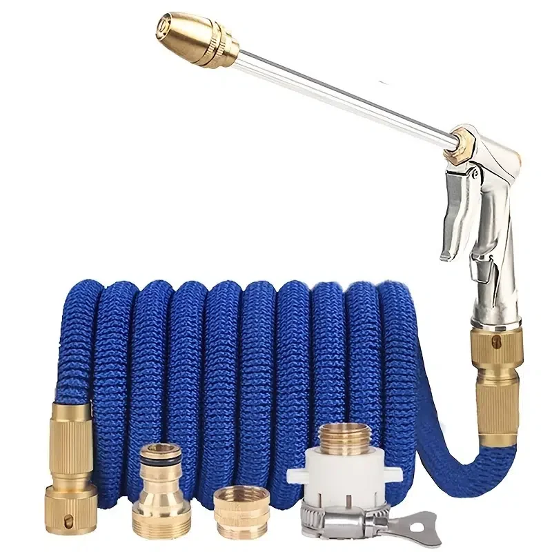 

1pc High-Pressure Washing Car Water Pipe Set, Plus Long Water Gun Car Cleaner Gun Multifunctional Joint Cleaning Garden Irrigat