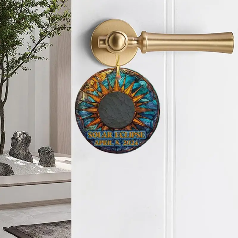 Орнамент солнечного затмения 2024 креативные украшения для вечеринки в виде декор