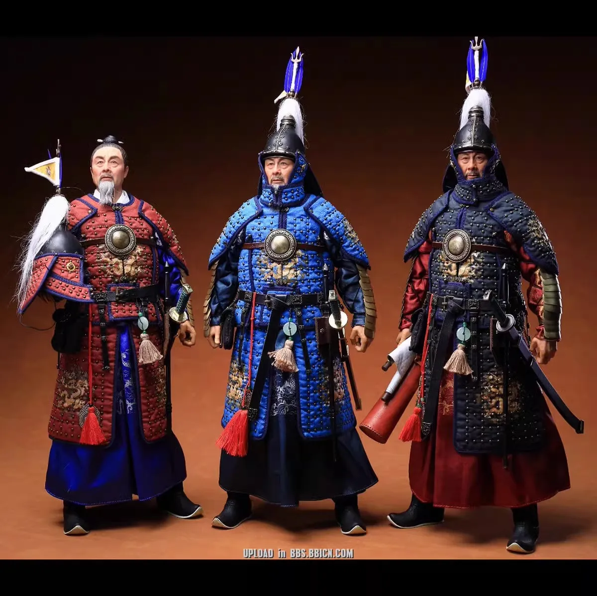 KLG-JIA002 1/6 командующий солдатиком Liaodong во время династии Ming 12 дюймов фигурка кукла