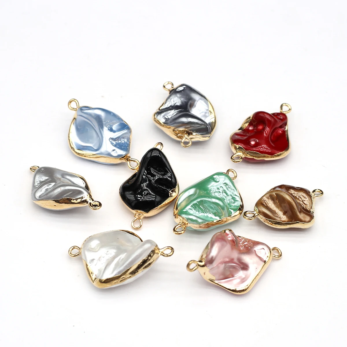 

New Products Natural Irregular Shell Reiki All-match Pendant DIY Women's Fashion Necklace Earrings Jewelry Accessories