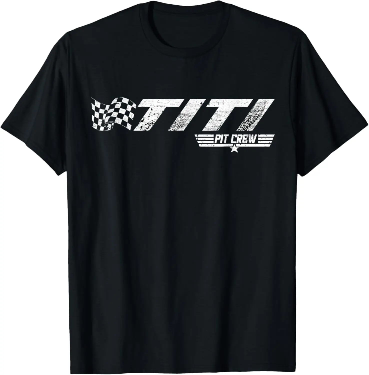 Футболка для семейных гонок на день рождения Titi Pit Crew Race Car