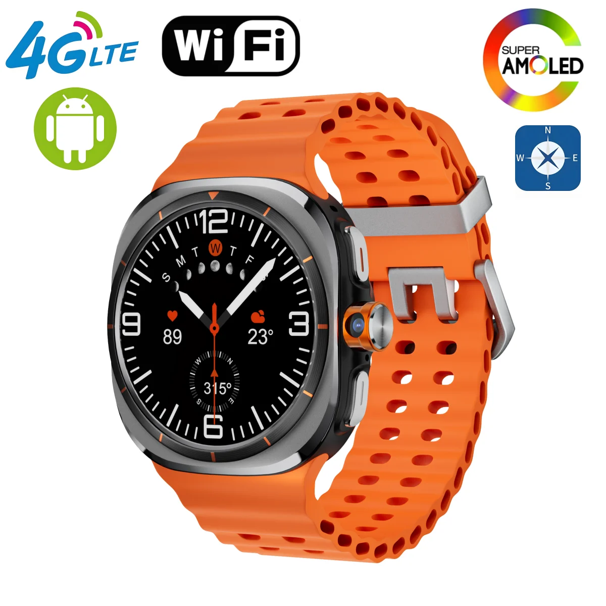 Samsung Galaxy Watch Ultra Smartwatch NFC Compass 4G Android WIFI GPS 256 ГБ 1