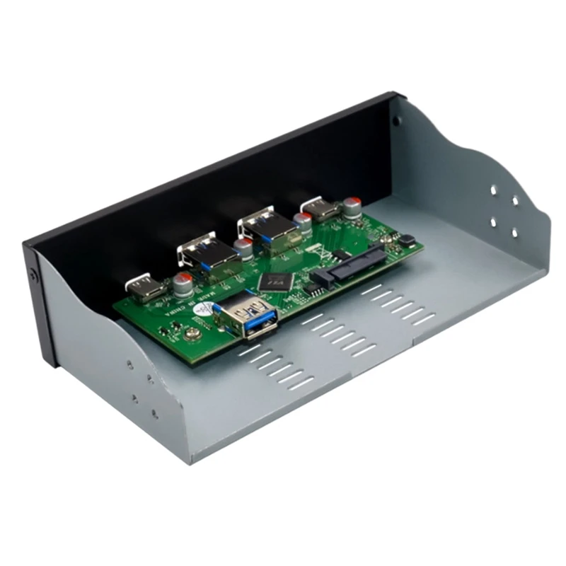 

Type-C3.1 Desktop Computer USB 3.0 Optical Drive Bit 5.25 Front Panel Expansion Card HUB Hub