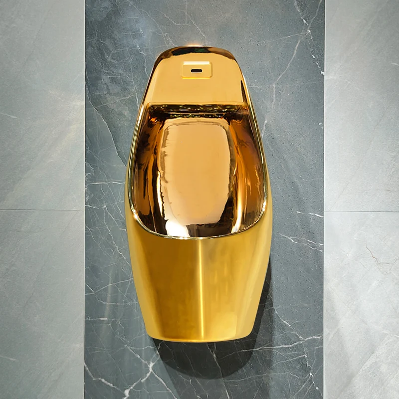 

Automatic Induction Golden Urine Cup Ceramic Men's Luxury Gold Urinal Wall-Mounted Golden Urinal Vertical Urinal Funnel