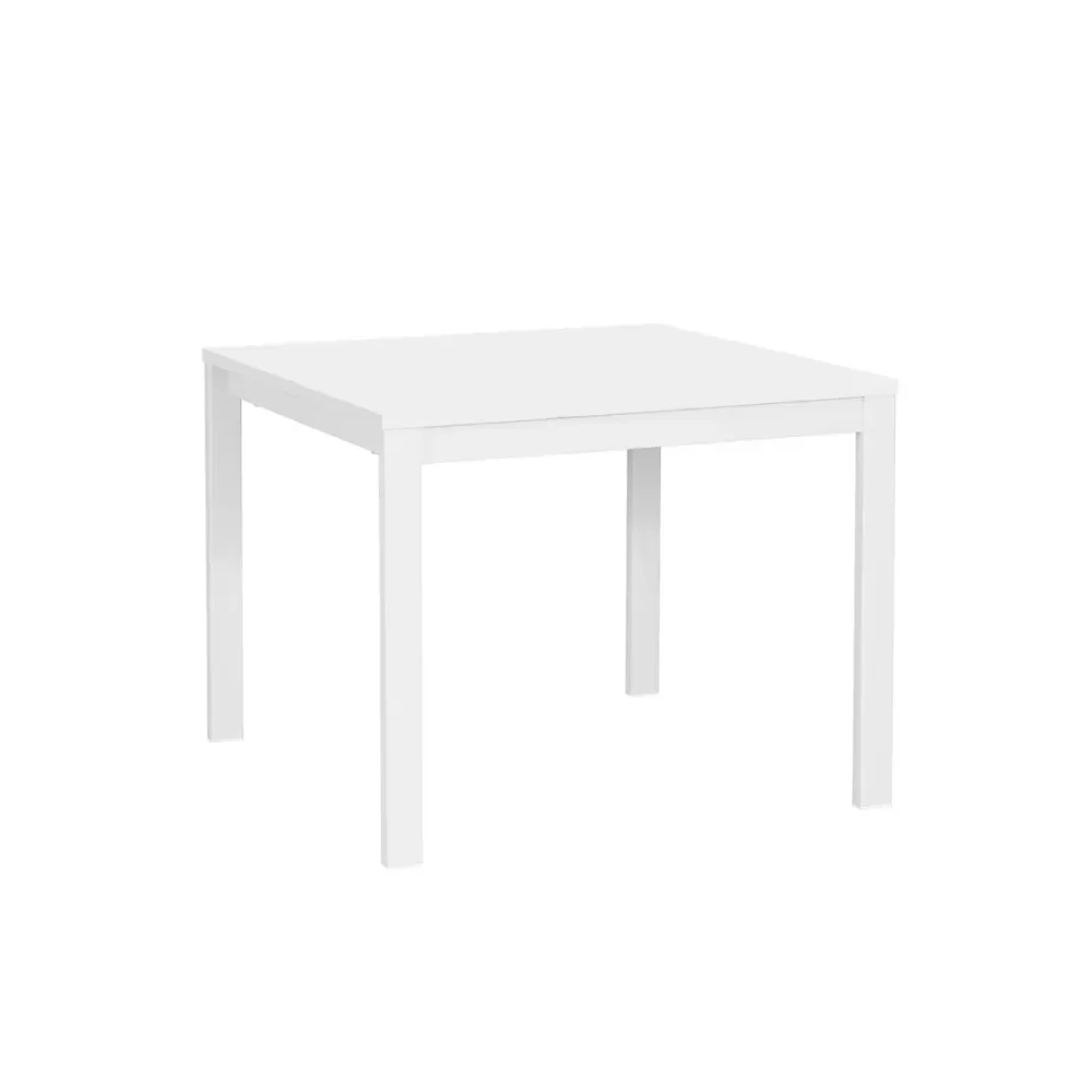 Журнальный столик Nait 60x60 см, белый, в классическом современном стиле, для гостиной и столовой, металлическая и деревянная конструкция, для домашнего использования (art.: 3920d9902cddc) - 3920d9902cddc