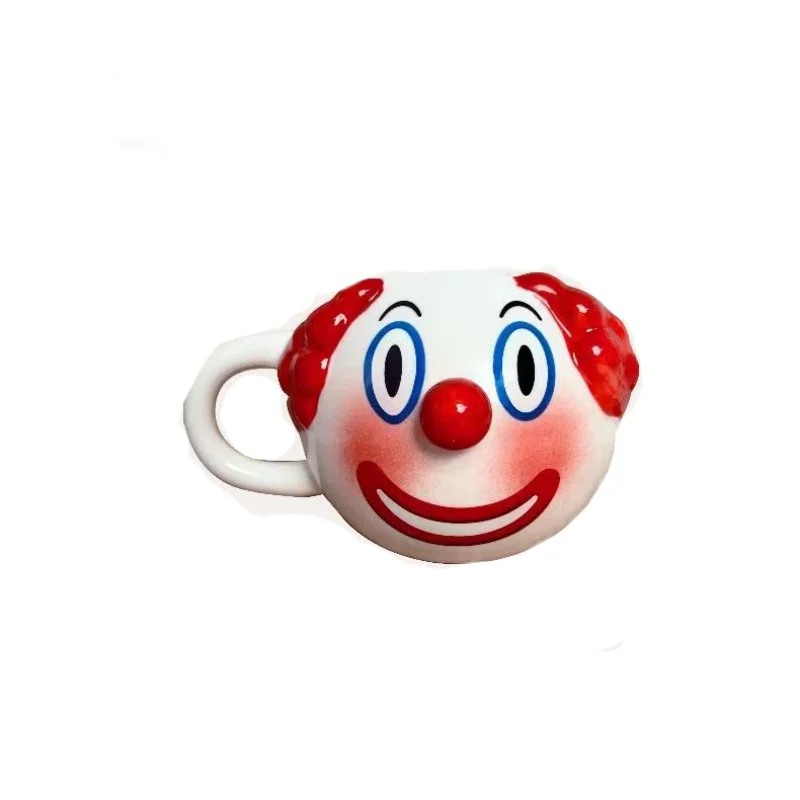 Фарфоровая кружка-Джокер 480 мл с ручкой керамическая кружка-клоун для кофе молока
