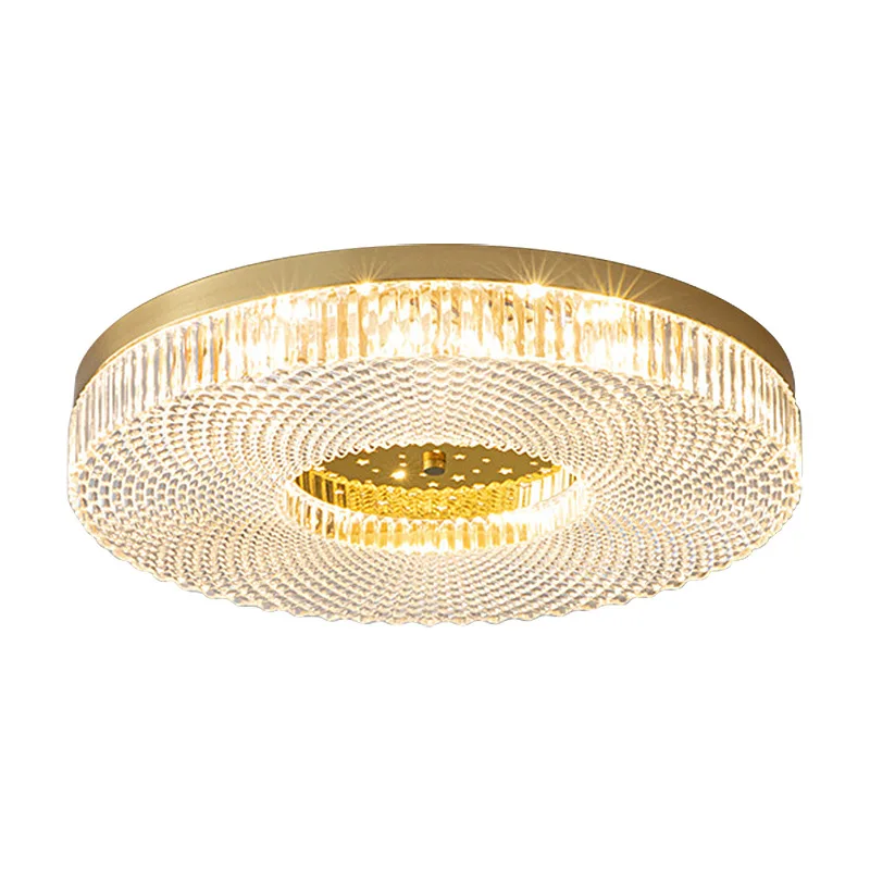 

Acrylic Dimmable LED Ceiling Light Luxury Round Light Fixture Lustre Lamparas De Techo Home Decor Modern Ceiling Lamps Bedroom