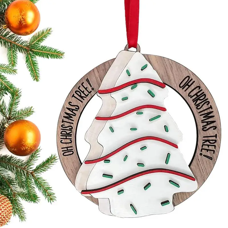 

Технические украшения, Рождественская елка, полые подвесные деревянные бирки со шнурком, ручная работа