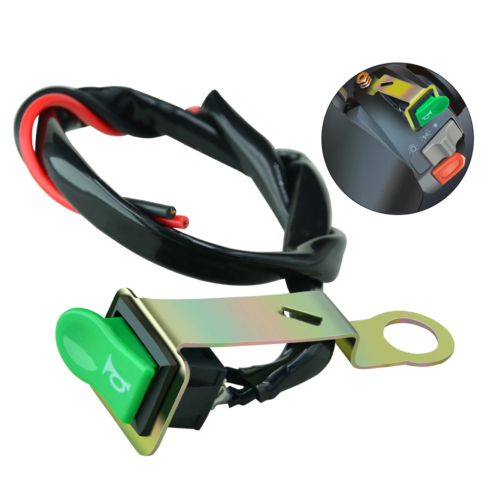 

Universal Motorcycle Horn Signal Control Switch Button For ATV UTV Dirt Bike Gio Kart Moped Scooter Electric Bicycle Tricycle
