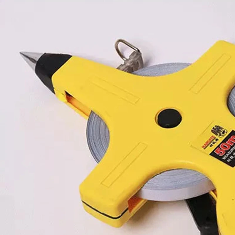 

Fast Back Open Reel Long Tape Measure with Double Coated Clear Scale Tape Comfortable Handle Measuring Tool Durable
