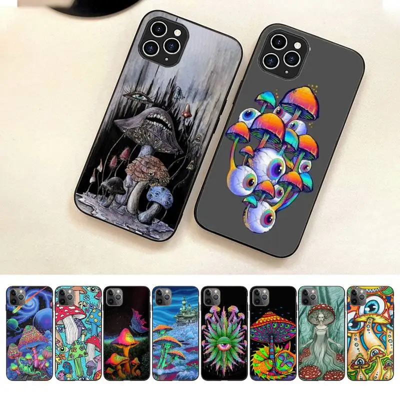 

TOPLBPCS Mushroom Phone Case For Iphone 7 8 Plus X Xr Xs 11 12 13 Se2020 Mini Mobile Iphones 14 Pro Max Case