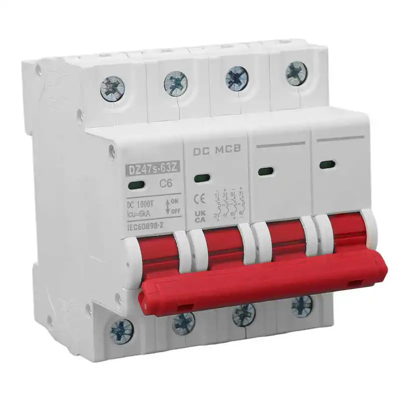

Overload Protection Switch 6000A Breaking Capacity 4P Modular Structure DC Circuit Breaker for Power Supply System