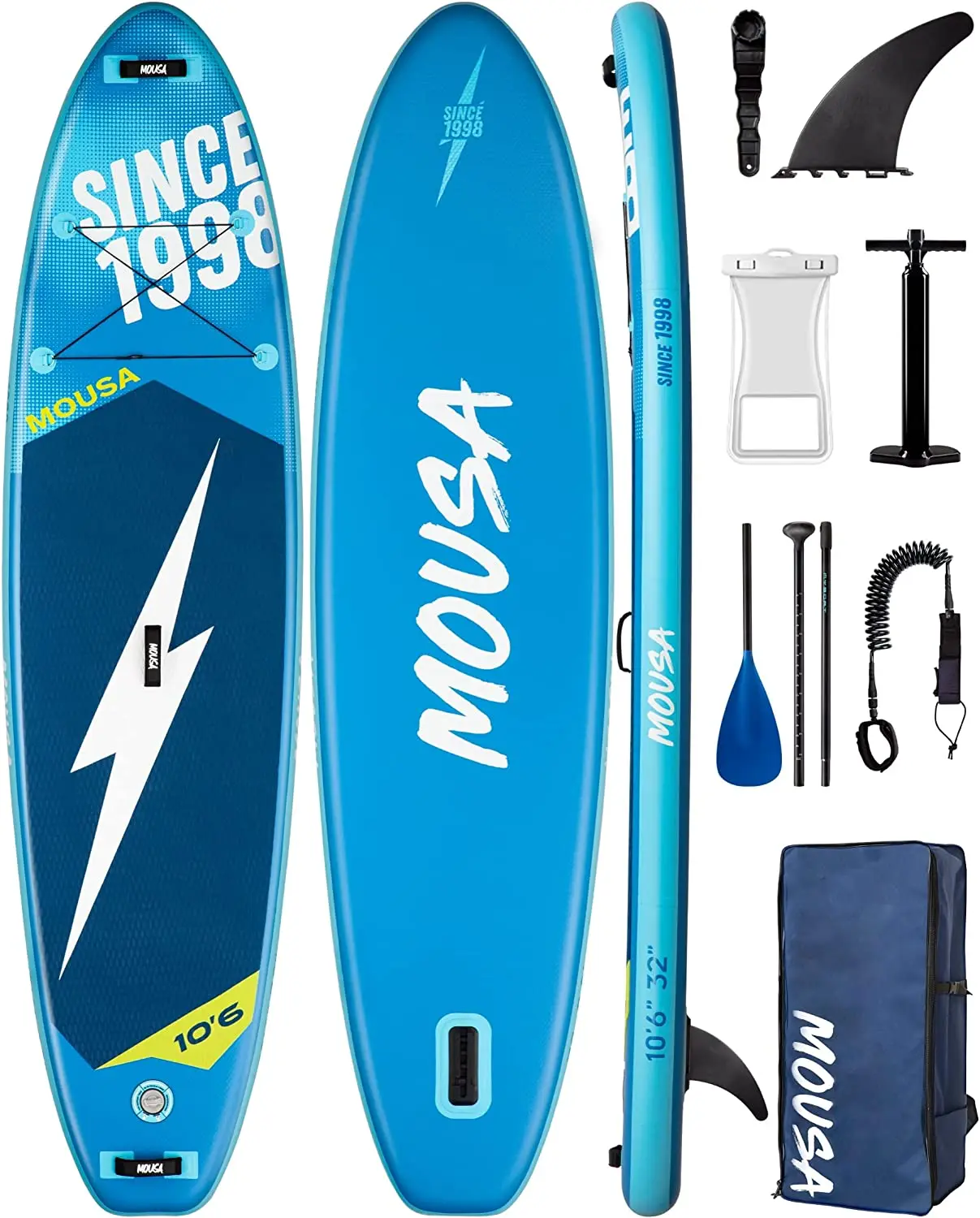 

MOUSA SUP Board Surfboard Stand Up Inflatable Paddle Board 330*84*15 Surf Water Sport Board Inflatable Kayak
