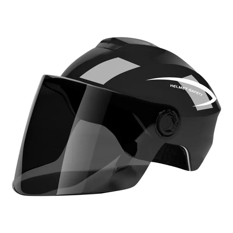 

Мотоциклетный шлем с открытым лицом, дышащий, с двойными линзами
