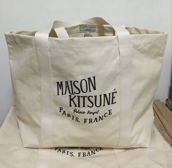 

Letters Printed Large-capacity Shopping Bag Single Shoulder Canvas Bag