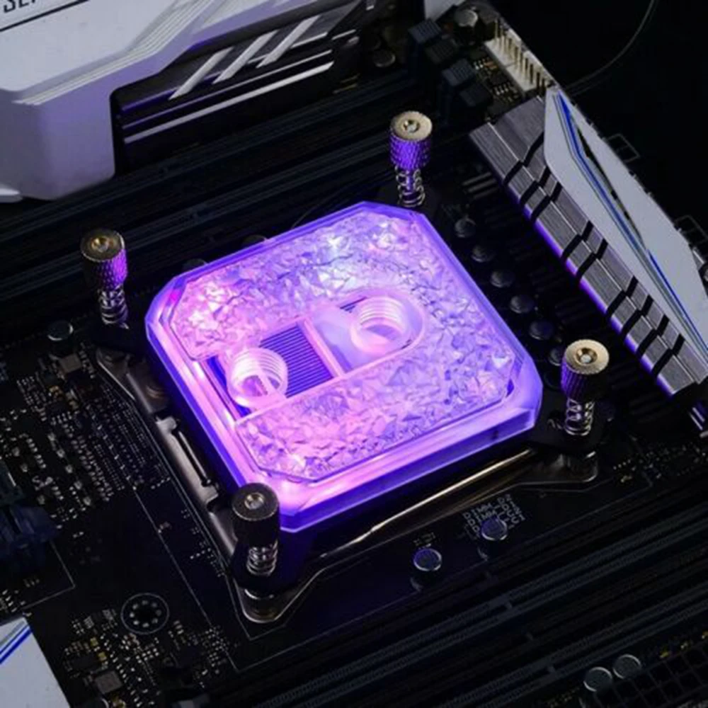 Блок водяного охлаждения ЦП 5 в RGB для Intel LGA1150 1151 1155 1156 1366 2011 |
