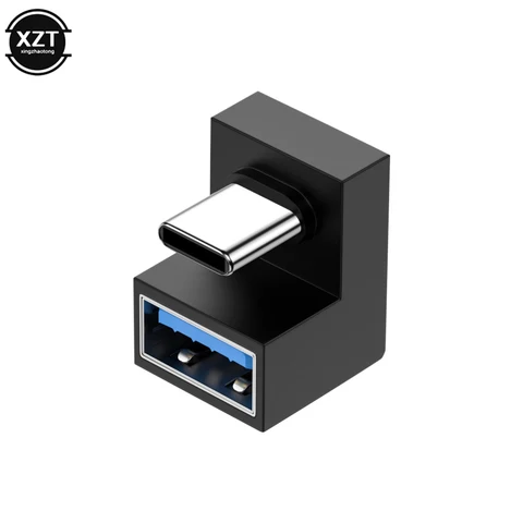 Адаптер USB C OTG на USB 180 градусов, 10 Гбит/с